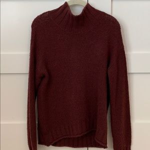 Nordstrom’s/BP Dark Red Cozy Turtle Neck